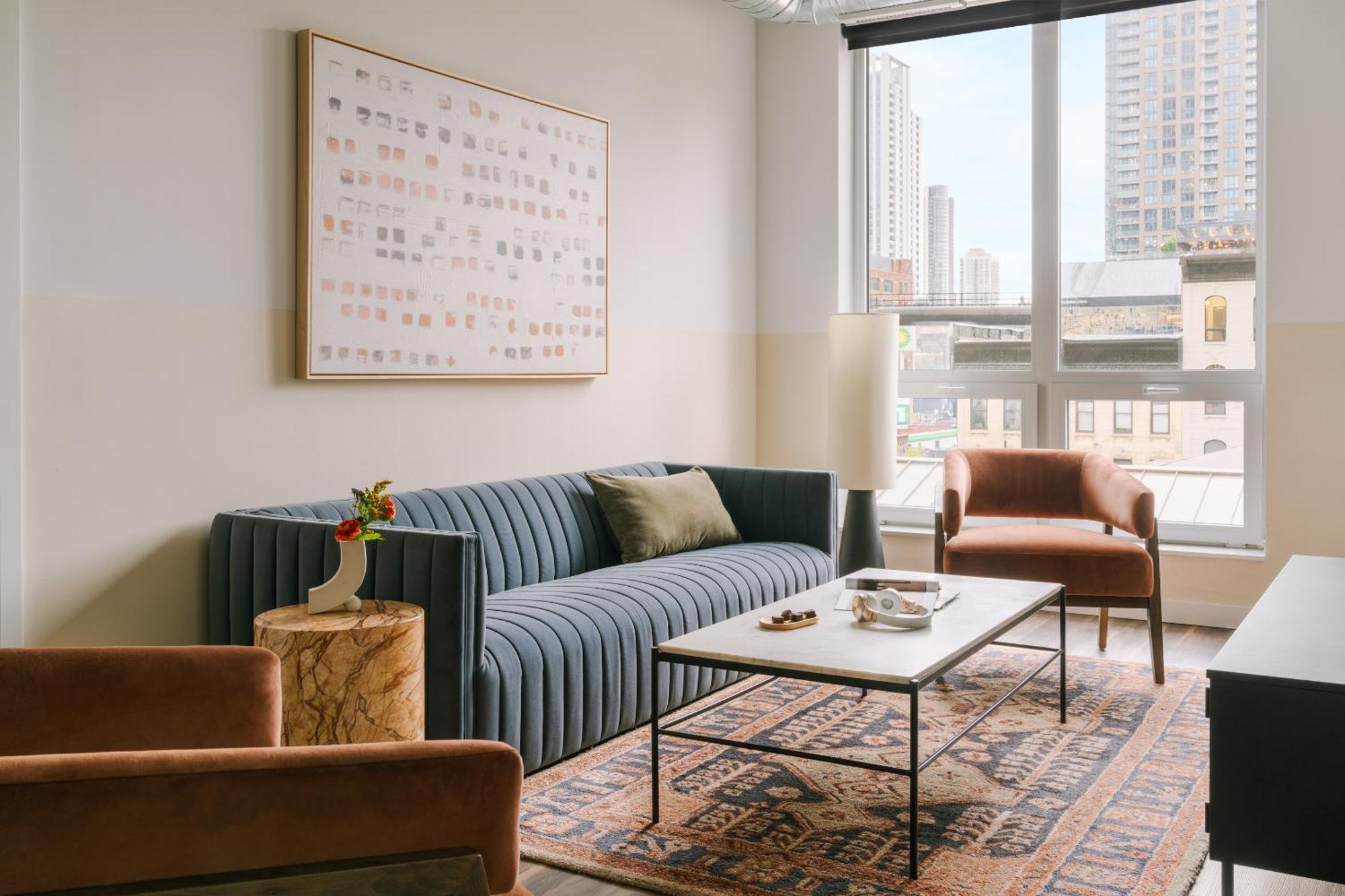 シカゴ Sonder The Opalアパートホテル 部屋 写真
